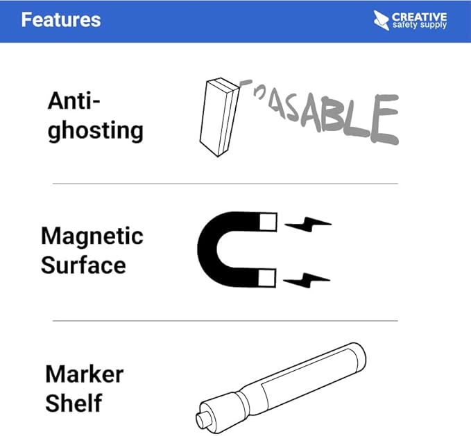 Project Planning Dry-Erase Whiteboard 36" x 24"