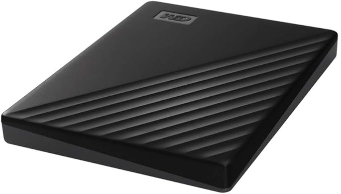 WD 1TB My Passport, Portable External Hard Drive, Black, backup software with defense against ransomware, and password protection, USB 3.1/USB 3.0 compatible - WDBYVG0010BBK-WESN