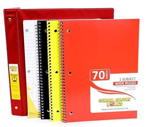 Elementary School Essentials Bundle | Pallet (180 Boxes) - 91 Pieces per Box | School Supply Boxes - Back to School Essentials | Includes Binders, Folers, Notebooks, Paper, Pencils, Pens, & More