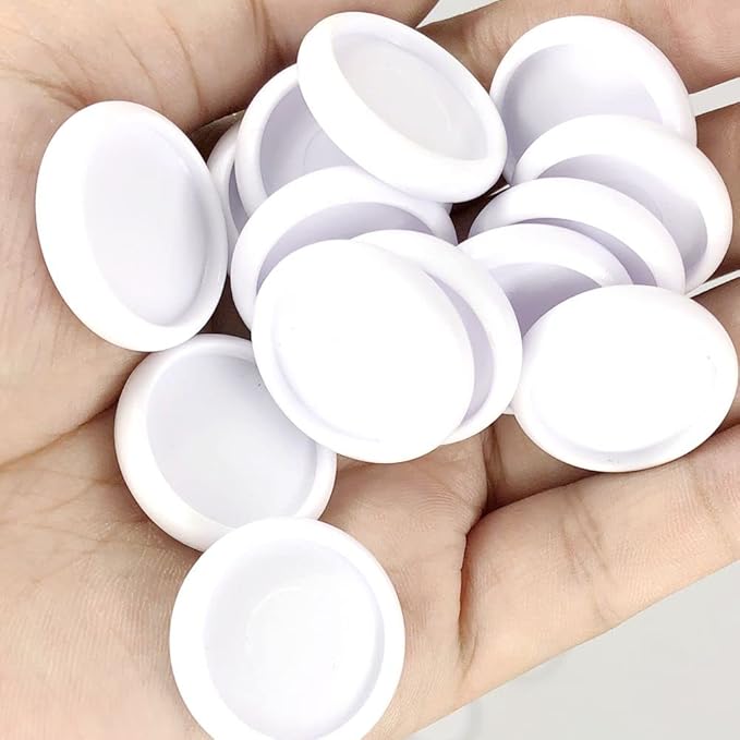 100pcs Discbound Notebook Discs DIY Planner Accessoriesfits for Tul,Levenger,Arc,Happy Planner,Talia(White,1.5inch/38mm)