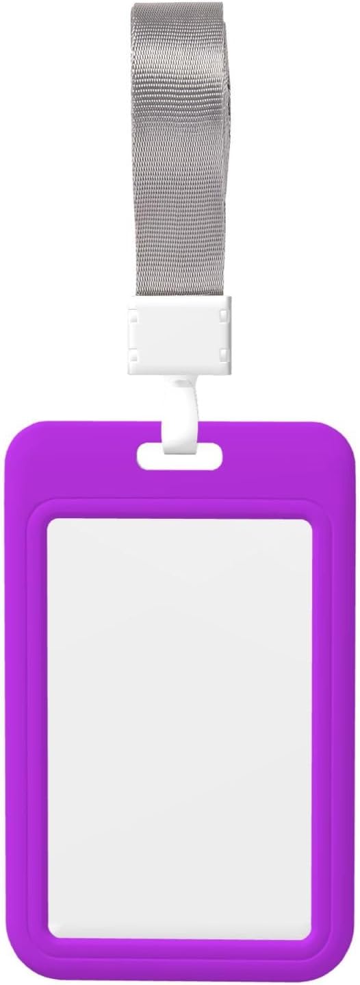 Custom Id Badge Holder Customizable Personalized Id Card with Photo Logo for Employee Work Office Staff Name Tag