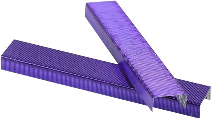JAM PAPER Standard Size Colorful Staples - Violet Purple - 5000/box