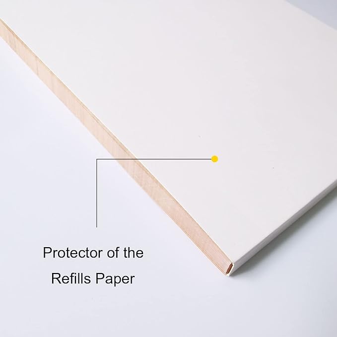 Loose Leaf Paper, Stationery Writing Paper, Vintage Antique Letterhead Paper 8.5" x 11",50 Sheets, A4 Unpunched Refills Paper for Ring Binder/Discbound, Decorative Printer Paper