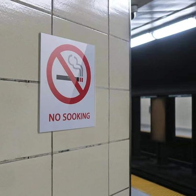 Acrylic Sign Holder 4x6, Sign Holder Wall mount Door Sign Memo Holder,Clear Wall Frame with Double Sided Tape Adhesive For Office, Home, Store, Restaurant, No Drilling - Vertical (6 Pack)