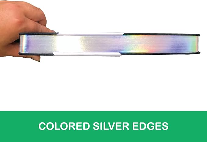 BUKE Dotted Notebook Journal 180GSM Bamboo Thick White Paper 160 Pages 5 * 5MM Dot Grid, Lay Flat Binding,Colored Silver Edges, Bookmarks and Expandable Back Pocket (BKP-4) ROSE