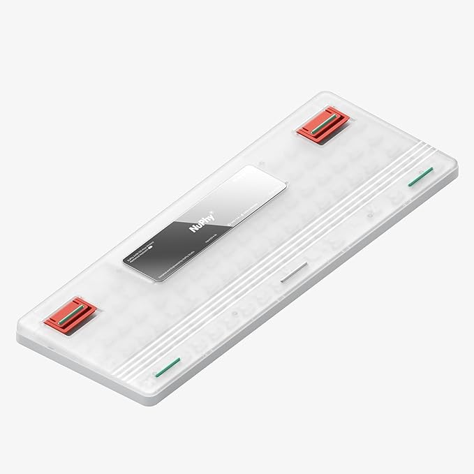 nuphy Air96 V2 Wireless Mechanical Keyboard,100 Keys RGB Backlit Keyboard,Supports Bluetooth 5.1,2.4G and Wired Connection,for PC/Laptop/Windows/Mac -White Gateron Aloe Switch