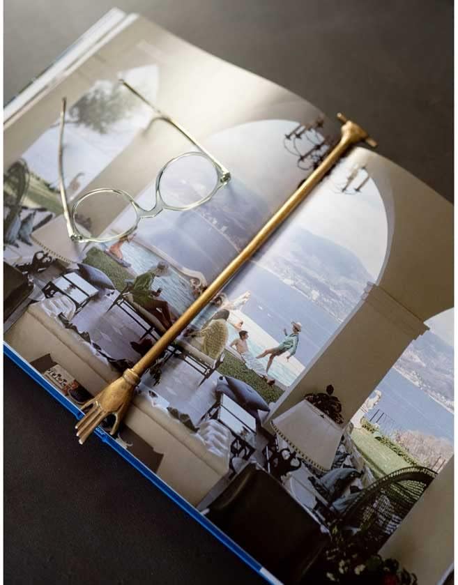 Harper Hand Book Mark — by Alice Lane Home Collection — Crafted Entirely from Brass — Styles Well in Spine of a Book — Reading in Bed — Home Decor