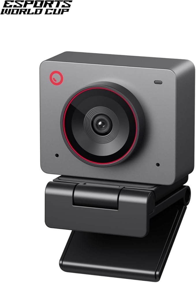 OBSBOT Meet 2-4K Webcam for PC with 1/2" Sensor, AI Framing & Autofocus, Beauty Mode, Lightweight, Gesture Control, HDR, Dual Microphone, 60 FPS, Web Cam for Streaming, Meeting, Gaming. (Space Grey)