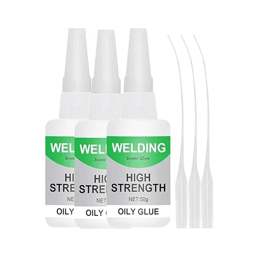 Welding High-Strength Oily Glue, 2025 Upgrade Super Glue, Multipurpose Universal Glues for Household Use, Industrial Glues for Repair Professionals（3PCS）