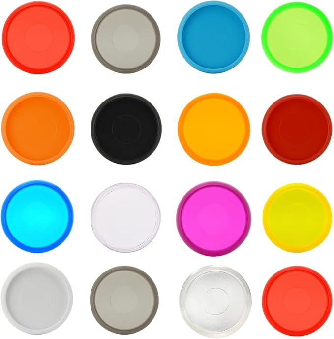 100pcs Discbound Notebook Discs 1.5inch(38mm) Planner Disc Accessories fits for Tul,Levenger,Arc,Happy Planner,Talia(Solid & Clear Mixed,1.5inch/38mm)