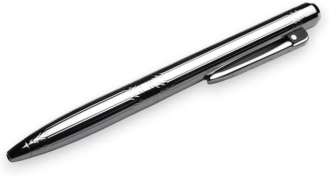 Model 28 Shortstock, Small Medium Tip Ballpoint Pen, Metal with Lacquer, Black Ink, 6 colors (Diamondline)