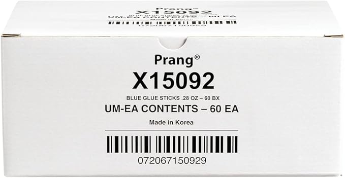 Prang Washable Glue Stick, Blue, 28 Oz., 60 Count