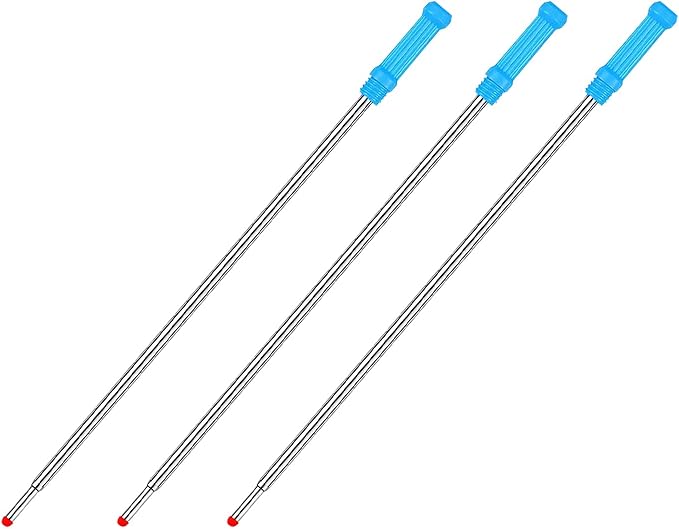 10PCS 4.5 Inch Cross Ballpoint Pen Refills Writing Tips Twist Up Refills for Twist Pens 1mm Medium Point Compatible with 8511 Blue Ink