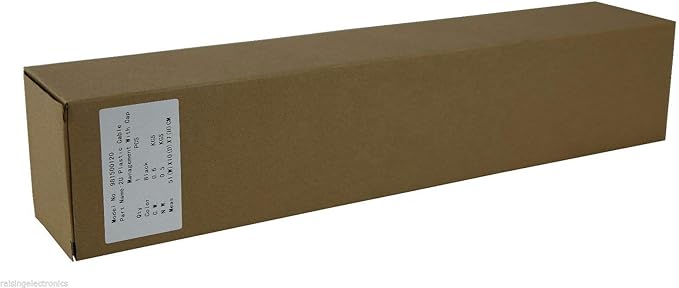 Raising Electronics 19 Inch 2U Rack Mount Cable Management Unit 12 Slots with Panel Plastic