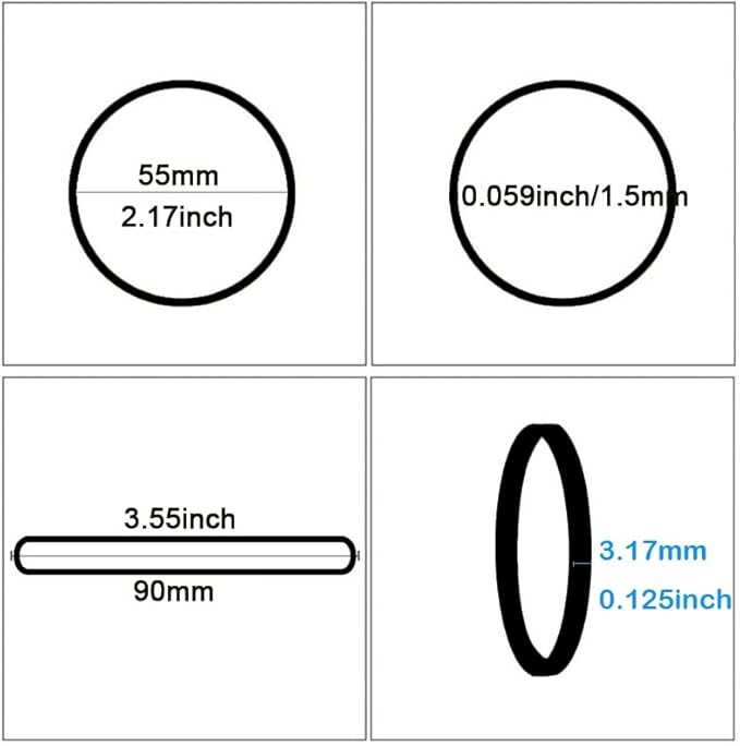 Rubber Band Ball #33 rubber bands Black 2 Pack ball About 260pcs elastic Bands for Office School Home Strong Elastic Band Loop Office Supplies rubber bands size 33