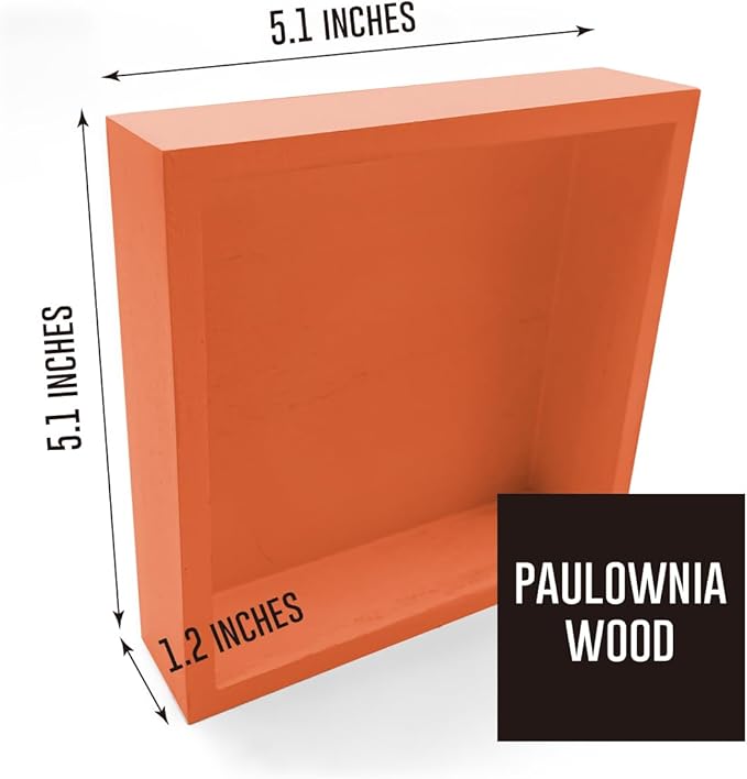 HTBIG Inspirational Team Noun Office Decor Wooden Box Sign, Rustic Black Wood Plaque for Home Desk Shelf Table Decoration, Coworker Gift, Orange