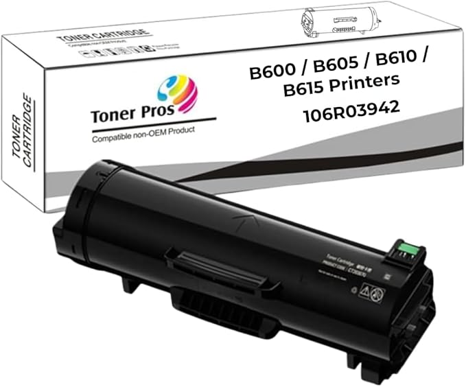 Toner Pros (TM Remanufactured Xerox Versalink 106R03942 Toner Cartridge - Black High Capacity Toner Replacement for Xerox Versalink B600 / B605 / B610 / B615 Printers - Pages Yield 25,900, 1 Pack