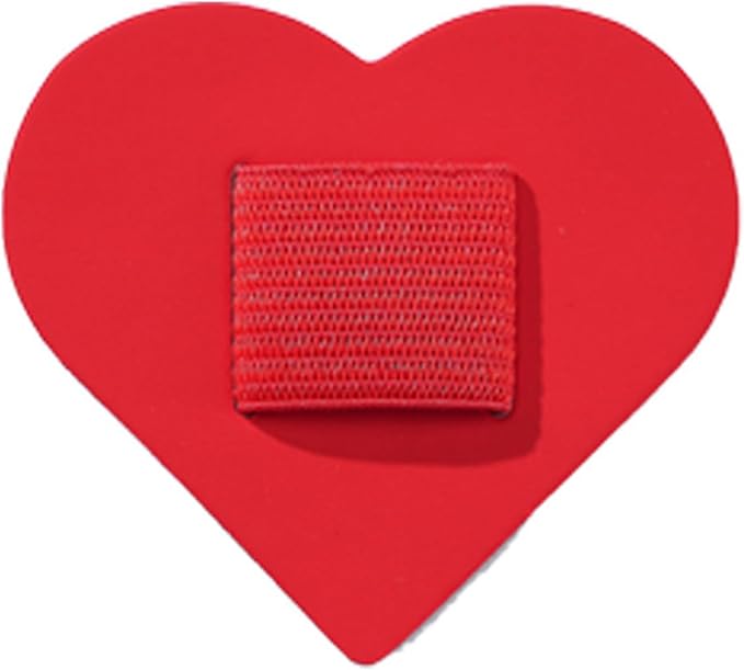 Set Of 7 Love Heart Shaped Pen Clip PU Leather Adhesive Pencils Holder Writing Supplies Laptops Accessories Cute Heart Shaped Pen Clip