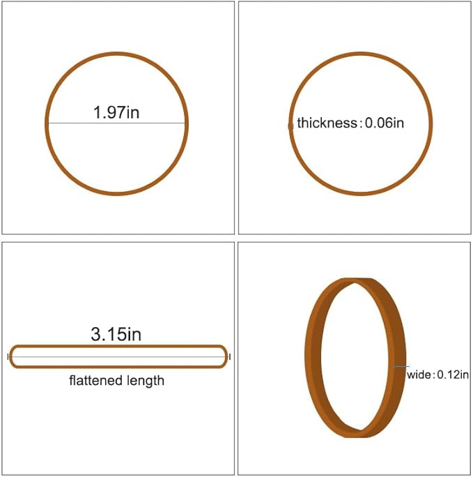 Rubber Bands Size#33 Natural rubber band 210pcs 0.4bl,Rubber Bands Office Supplies ((3-1/2 x 1/8 Inch)