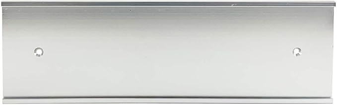 NapTags Nameplate Holder - Wall or Door - 10" x 3" (Silver, 5)