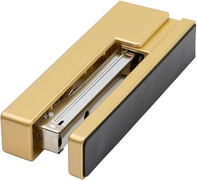 JAM PAPER Modern Desk Stapler - Gold - Sold Individually