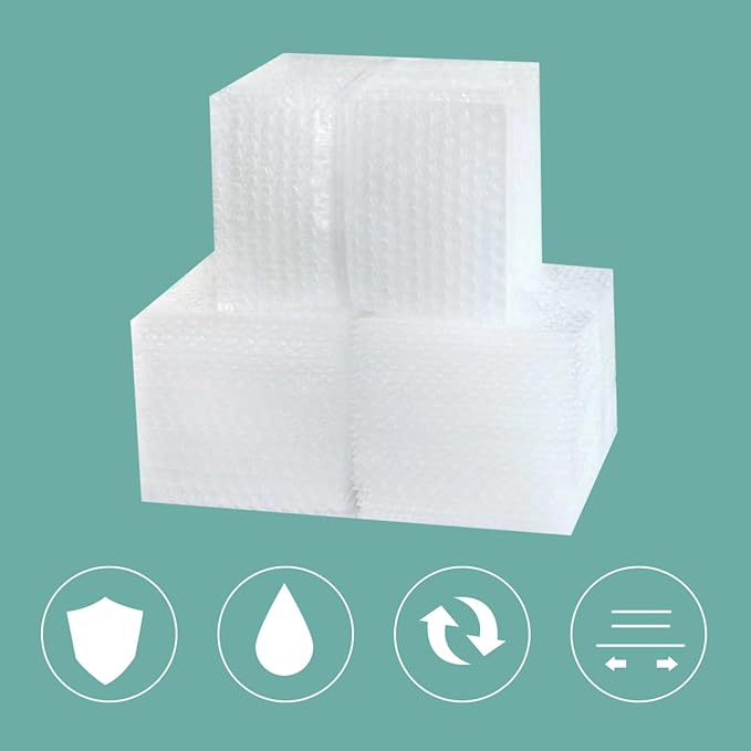 XYH 100 Pcs Bubble Pouches,8''x10'' Bubble Bag for Packing, Which is Anti-Impact Come with Exquisite Sealing Label Storage Packing and Moving.