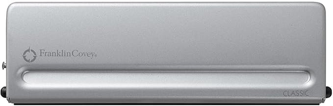FranklinCovey - Metal Hole Punch - 7-Hole Punch for Adding Pages to Planners (Classic)
