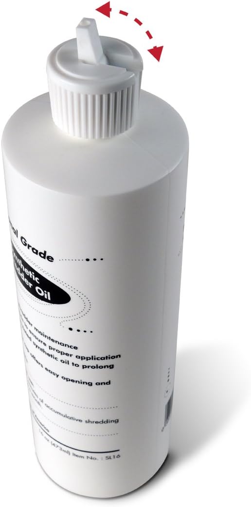 Aurora Paper Shredder Bundle with Synthetic Shredder Oil (16 oz.)