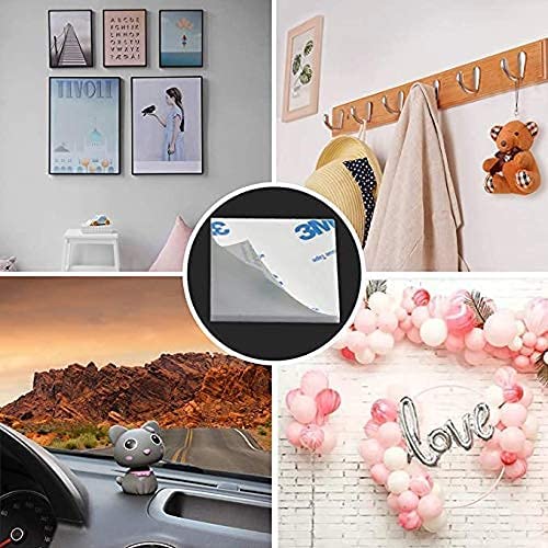 200Pcs 3m Square Double Sided Foam Tape,27x27mm Strong Adhesive Heavy Duty Mounting Stickers for Photo Albums, Hooks, Mirrors, Bookcases.