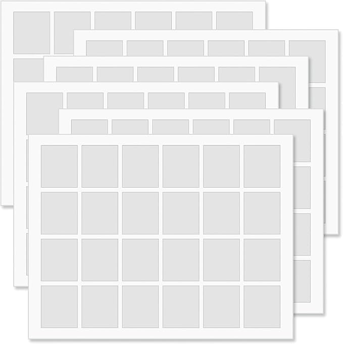 Woodland Lodge Square Address Labels (4 Designs) - Set of 144 1-1/8" x 2-1/4" Self-Adhesive, Flat-Sheet Label