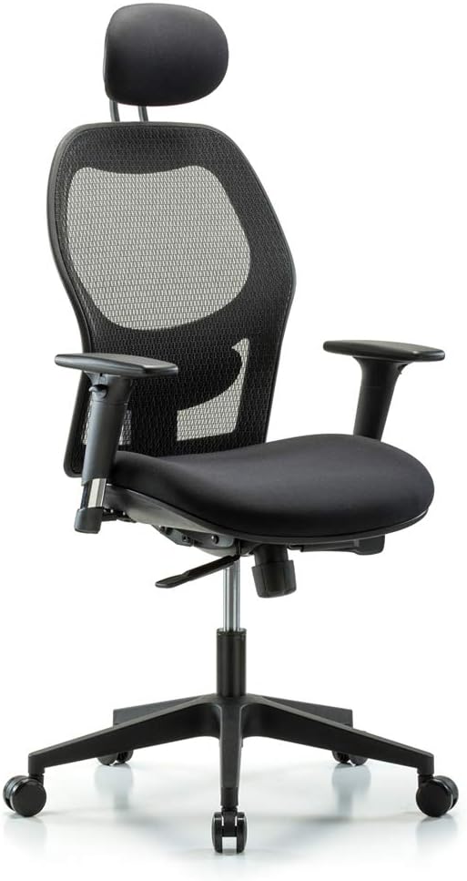 Perch Executive Mesh Chair with Headrest | Desk Height 19"- 23"