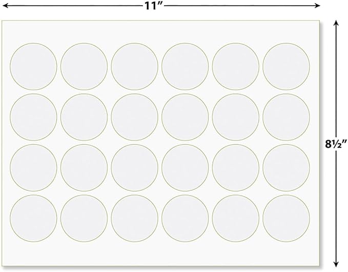 Forest Friends Round Return Address Labels (8 Designs) - Set of 144 1-1/2" Diameter Self-Adhesive, Flat-Sheet Labels