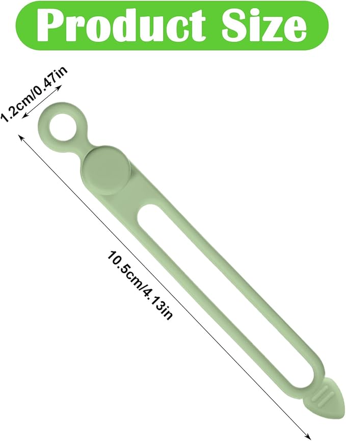 35 Pcs Silicone Cable Straps Cord Organizer for Bundling Earphone Phone Charger Computer Cords Reusable Multipurpose Cable Ties Wire Organizer in Home Office Kitchen School