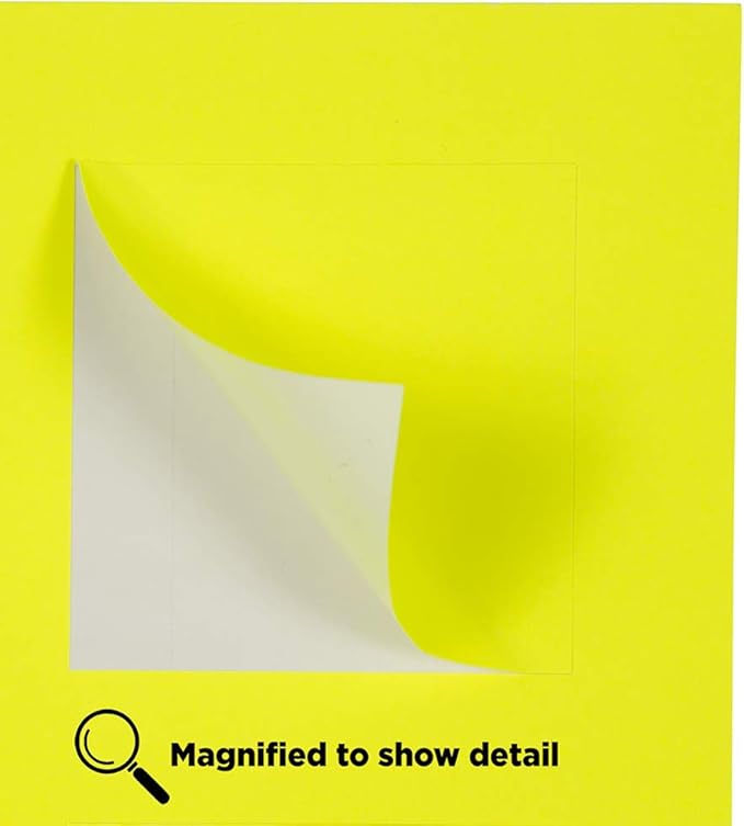 JAM PAPER Product & Container Labels - Square - 2 x 2 - Neon Yellow - 120/Pack