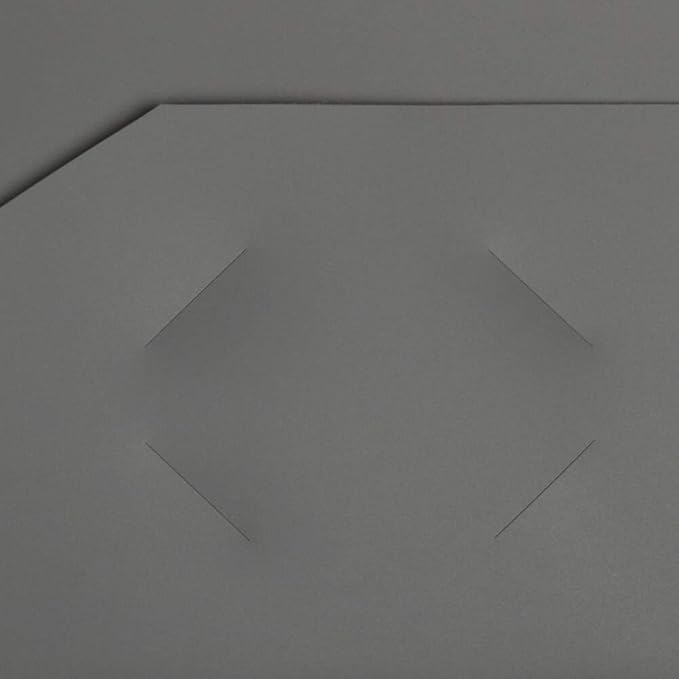 JAM PAPER Heavy Duty Plastic 2 Pocket Extra Tough School Folders - Grey - 6/Pack