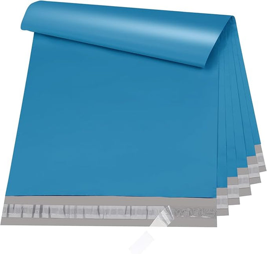 Metronic Poly Mailers 24x24 100 Pcs, Large Shipping Bags for Clothing, Strong Adhensive Shipping Envelopes for Small Business, Mailers Poly Bags, Tear-resistant Mailing Bags in Dark Blue