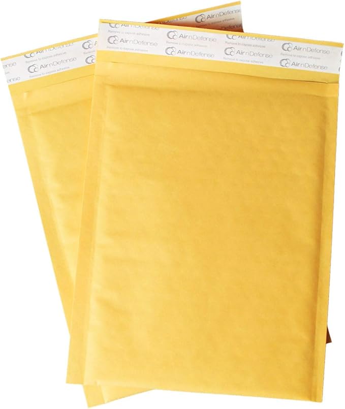 20/100/200/400/1000/2000/3000 pcs #2 8.5x12 Kraft Bubble Padded Envelopes Mailers Shipping Bags AirnDefense (3000)