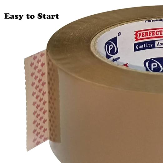 PERFECTAPE Heavy Duty Packing Tape 36 Rolls, Total 2160Y, Brown, 2.7 mil, 1.88 inch x 60 Yards, Ultra Strong, Refill for Packaging and Shipping