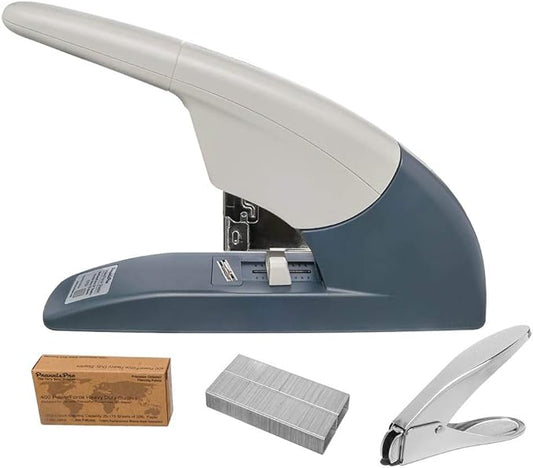 PowerForce 175 Heavy Duty Flat Clinch Office Stapler, 20 to 175 Sheets Using one Size 3/4" Leg-Length Staple, includes 400 Staples and a Staple Remover