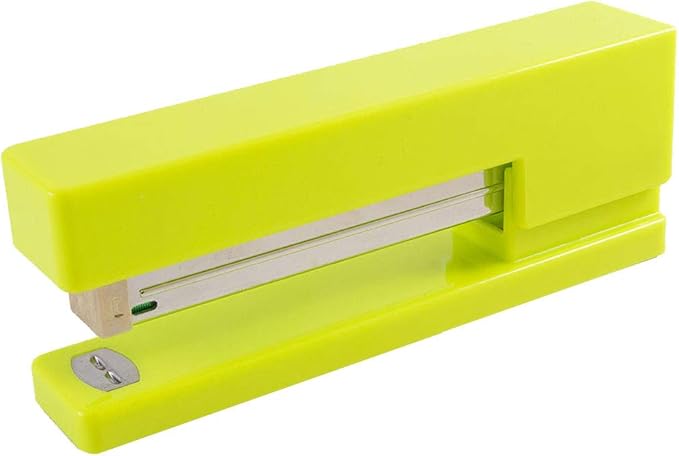 JAM PAPER Modern Desk Stapler - Lime Green - Sold Individually