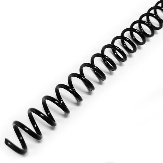 Binditek 200 Pack Plastic Spiral Binding Coils, 6mm(1/4"), 30 Sheet Capacity, 4:1 Pitch, Black, 48Loops, for Letter Size, for Students and Coworkers