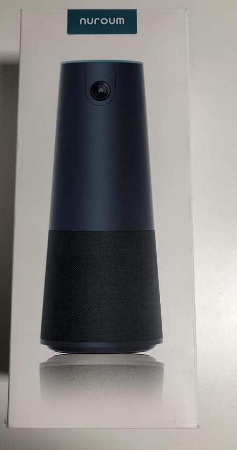 NUROUM C40(2nd Gen) 2K Video Conference Webcam with Microphone and Speaker, 5X Zoom, 4 Noise Cancelling Mics Conference Room Camera, 120°Ultra Wide Angle, 16ft Voice Pickup, for Zoom/Skype/Teams