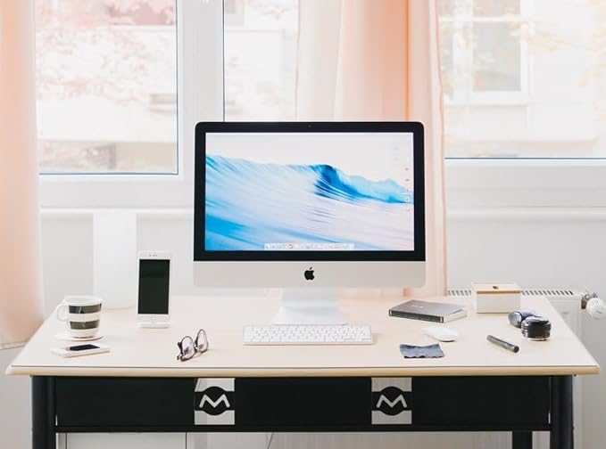 Clear Table Protector, USA Made, Safe, 32 x 63 Inch, 2mm Thick Ultra Smooth Vinyl, Large Clear Table Cover for Countertop, Custom Table Cover