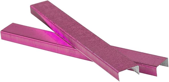 JAM PAPER Standard Size Colorful Staples - Fuchsia Pink - 5000/box