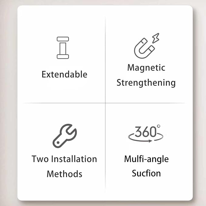 LKKYUP Magnetic Door Stopper for Wall and Floor, Heavy Duty Door Stop, Solid Zinc Alloy Door Stoppers for Wall, Modern Door Stop Holder with Strong Magnet for Home and Office