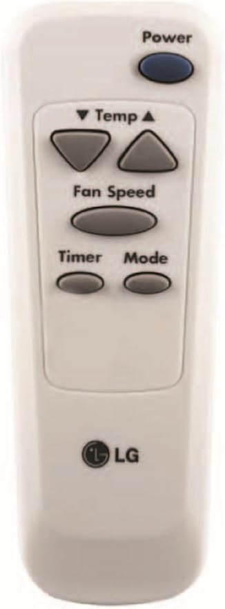 LG LW1024RD 10,000 Window Air Conditioner, 115V, 450 Sq.Ft. (18' x 25' Room Size), Quiet Operation, Electronic Control with Remote, 3 Cooling & Fan Speeds, Auto Restart, 10000 BTU, White