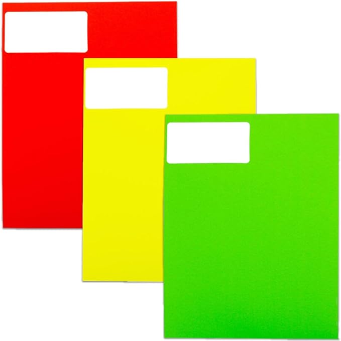 JAM PAPER Shipping Address Labels - Standard Mailing - 2 x 4 - Assorted Bright Neon Fluorescent - 6 Packs of 20 Labels - 120 Labels Total