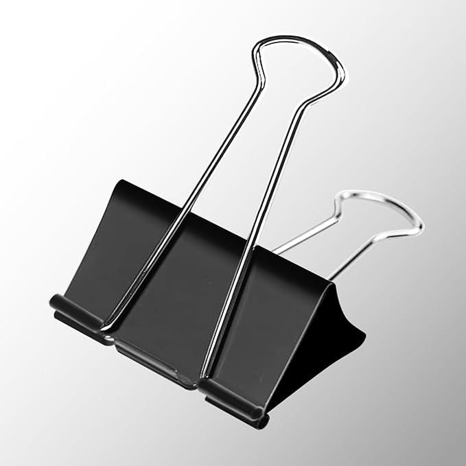 Jumbo Binder Clips 3 inch, Binder Clips Extra Large Heavy Duty 36 Pcs for Office Supplies, Black