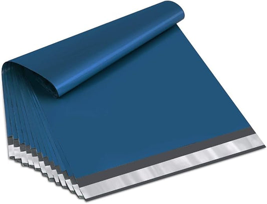 UCGOU Poly Mailers 10x13 Inch Navy Blue 200 Pack Shipping Bags #4 Strong Mailing Envelopes Boutique Packaging Postal Self Seal Adhesive Waterproof and Tear Proof Small Business for Clothes Books