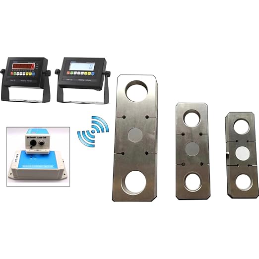 Liberty LS-927-W Wireless Tension Link Scale, Industrial Hanging Electronic Crane Scale, Heavy-Duty Weigh Load Cell | 25,000 lb x 10 lb LED